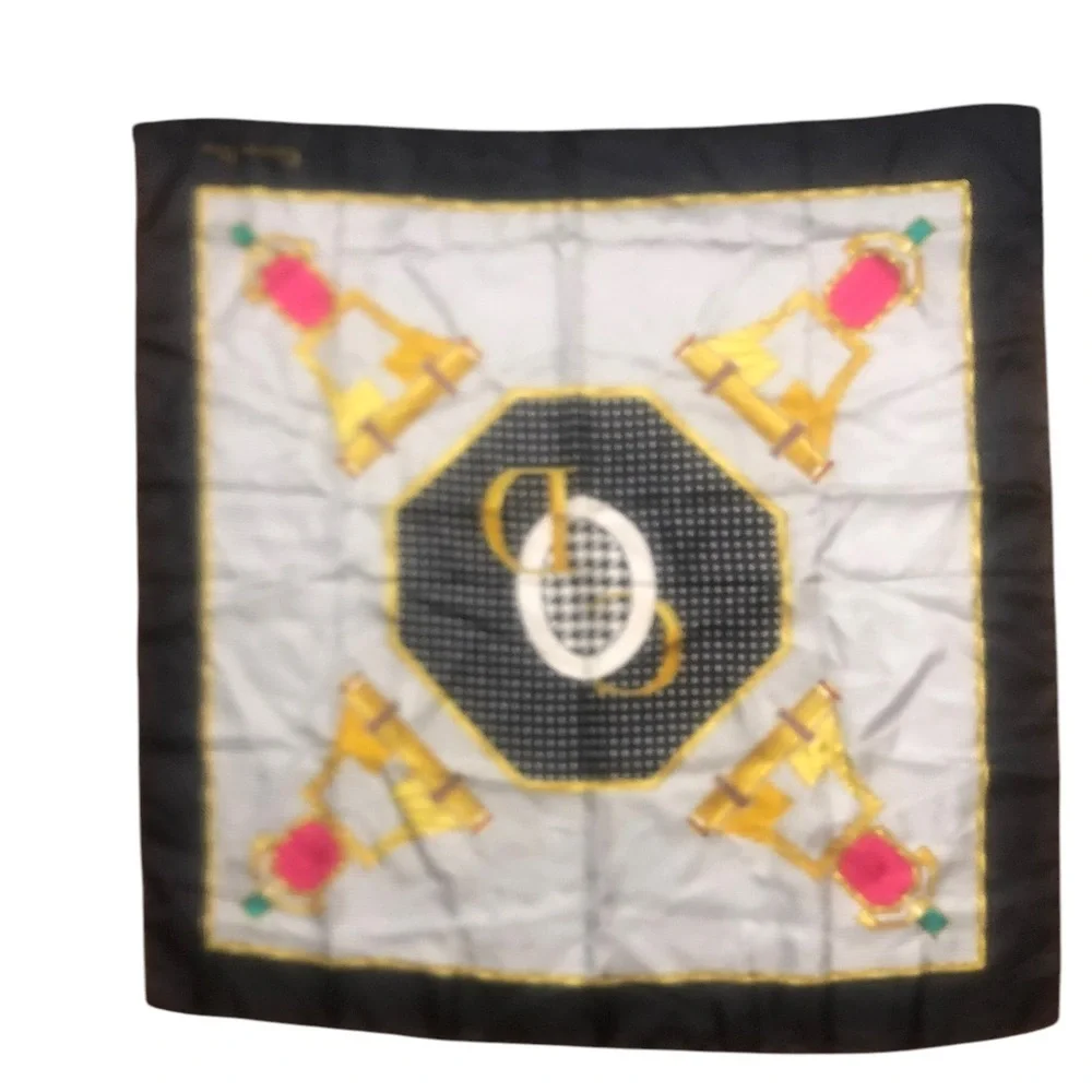 Christian Dior silk Scarf 34x34 inch